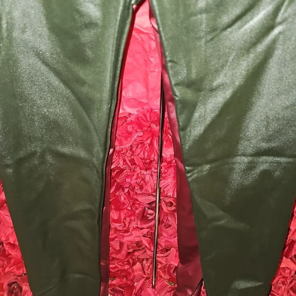 Green & Red Pleather Leggings Bundle Size XLarge NWT